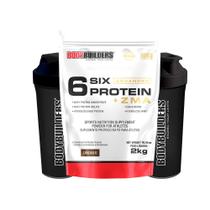 KIT 6 Six Protein c/ ZMA 2kg + 2x Coqueteleira - Bodybuilders