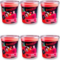Kit 6 Slime Gelástica Colecionável Enaldinho (Com Bolinha Surpresa) - Cores Sortidas - 120 Gramas