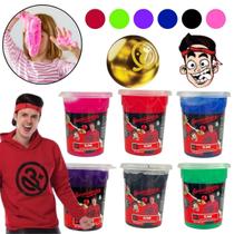 Kit 6 Slime Gelástica Enaldinho Youtuber Com Bolinha Surpresa Toys Lab