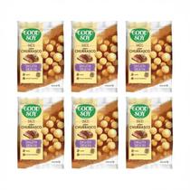 Kit 6 snack natural churrasco 25g goodsoy sem gluten e lactose