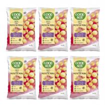 Kit 6 snack natural de peito de peru 25g goodsoy sem gluten e lactose saboroso