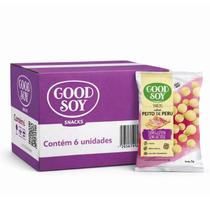 Kit 6 Snacks de Soja GOODSOY Sabor Peito de Peru 25g