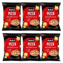 Kit 6 Snacks Pizza 100% Vegetal Sem Glut E Leite 35G Belive