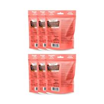 Kit 6 Snacks Quatree Nuggets para Gatos Sabor Salmão 60g