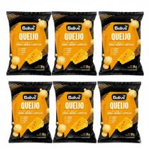 Kit 6 snacks queijo 100% vegetal sem glut e leite 35g belive