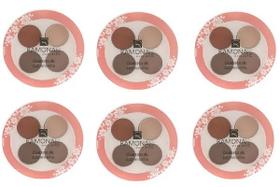 Kit 6 Sombra Quarteto Cor 01 5gr - Ramona Make Up Kit 6 Sombra Quarteto Cor 01 5gr - Ramona Make Up