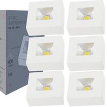 Kit 6 Spot 5w Authentic Sobrepor Quadrado 3000k Bivolt Avant Kit 6 Spot 5w Authentic Sobrepor Quadrado 3000k Bivolt Avant