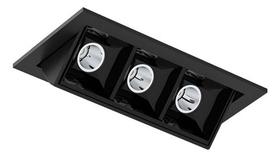 Kit 6 Spots Embutir Picco Triplo Orientável Interlight 4582