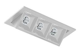 Kit 6 Spots Embutir Triplo Orientável Interlight 4582 Cor Branco 127/220v Kit 6 Spots Embutir Triplo Orientável Interlight 4582 Cor Branco 127/220v