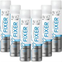 Kit 6 Spray Fixador De Cabelo Profissional Neez Laque Capilar Fixa Solto Longa Duração 400ml