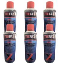Kit 6 Spray Lubrificante Desengripante Teefax 230g limpa e lubrifica