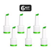 Kit 6 store'n pour - 500ml (verde) Kit 6 store'n pour - 500ml (verde)