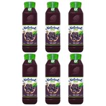 Kit 6 Suco Misto De Uva E Maça 900Ml Natural Sem Açucar