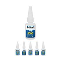 Kit 6 Super Cola Instantanea 5g Tekbond