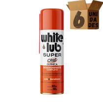 Kit 6 Super Óleo Desengripante Anticorrosivo Spray White Lub