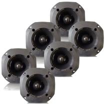 Kit 6 Super Tweeter Profissional Hiken 100 Rms Trio Som Kit 6 Super Tweeter Profissional Hiken 100 Rms Trio Som