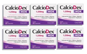Kit 6 Suplemento CalcioDex Mdk 1250mg 60 Cpr - Kley Hertz Kit 6 Suplemento CalcioDex Mdk 1250mg 60 Cpr - Kley Hertz