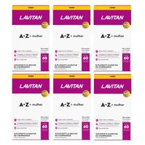 Kit 6 Suplemento Lavitan A-Z + Mulher 60 Comprimidos - Cimed