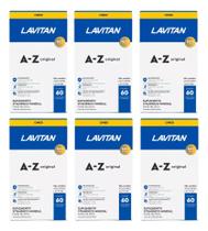 Kit 6 Suplemento Lavitan A-Z Original Com 60 Cp - Cimed