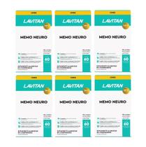 Kit 6 Suplemento Lavitan Memo Neuro 60 Comprimidos - Cimed Kit 6 Suplemento Lavitan Memo Neuro 60 Comprimidos - Cimed
