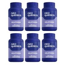 Kit 6 Suplemento Melatonina Com 90 Comprimidos - Neo Química Kit 6 Suplemento Melatonina Com 90 Comprimidos - Neo Química