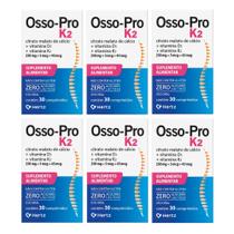 Kit 6 Suplemento Osso-Pro K2 Com 30 Comprimidos - Hertz Kit 6 Suplemento Osso-Pro K2 Com 30 Comprimidos - Hertz