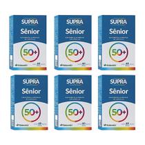 Kit 6 Suplemento Supra Sênior 50+ Com 60 Cápsulas - Herbamed Kit 6 Suplemento Supra Sênior 50+ Com 60 Cápsulas - Herbamed