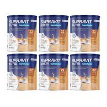 Kit 6 Suplemento Supravit Nutri Cappuccino 400g - Hertz Kit 6 Suplemento Supravit Nutri Cappuccino 400g - Hertz