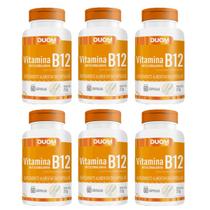 Kit 6 Suplemento Vitamina B12 Metilcobalamina 60 Cps Duom Kit 6 Suplemento Vitamina B12 Metilcobalamina 60 Cps Duom