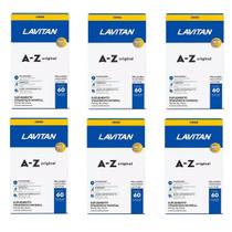 Kit 6 Suplemento Vitamina Lavitan A-Z Original 60 Cpr- Cimed