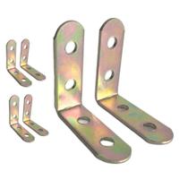 Kit 6 Suporte Cantoneira Em L Móveis Parede Aço 35x35x13mm Kit 6 Suporte Cantoneira Em L Móveis Parede Aço 35x35x13mm