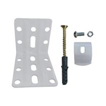 Kit 6 Suporte Em L 4 X 5 Para Trilho Suíço Simples Parede Kit 6 Suporte Em L 4 X 5 Para Trilho Suíço Simples Parede