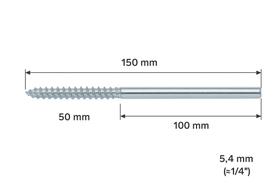 Kit 6 Suporte Invisível Para Prateleira Estilo Flutuante Parafuso em Aço 150 mm
