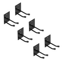 Kit 6 Suportes de Parede 7cm Organizador Multiuso para Rodos e Vassouras 6 Lugares - NV801 Kit 6 Suportes de Parede 7cm Organizador Multiuso para Rodos e Vassouras 6 Lugares - NV801