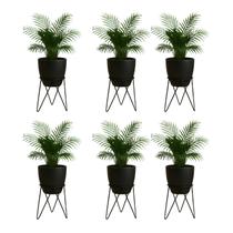 Kit 6 Suportes Tripé 40x28 para Vaso de Chão em Aço Carbono - NV511 Kit 6 Suportes Tripé 40x28 para Vaso de Chão em Aço Carbono - NV511