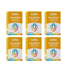 Kit 6 Supra Imunidade Vitaminas, Zinco E Selênio 60 Capsulas Kit 6 Supra Imunidade Vitaminas, Zinco E Selênio 60 Capsulas