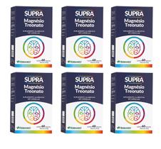 Kit 6 Supra Magnesio Treonato 60 Cápsulas. Herbamed