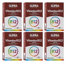 Kit 6 Supra Vitamina B12 60 Cápsulas - Herbamed