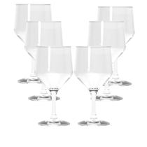 Kit 6 Taça Vidro Transparente Cristal Buffet Cristal 300ml