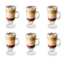 Kit 6 Taças Baby Capuccino Café Chocolate Xícara Dolce Gusto