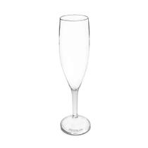 Kit 6 Taças Champagne Transparente Acrílico Poliestireno Kit 6 Taças Champagne Transparente Acrílico Poliestireno