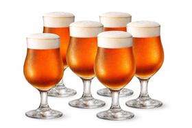 Kit 6 Taças De Cerveja Copo De Cerveja Jogo Conjunto 6pcs Transparente