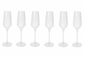 Kit 6 Taças De Champanhe Em Acrílico Com Bolhas - Entrecasa