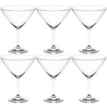 Kit 6 Taças de Cristal 210ml para Martini Coquetel Drink Margarita Dry Haus Concept
