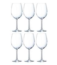 Kit 6 Taças de Cristal Arcoroc Vinho Chef Sommelier 470ml