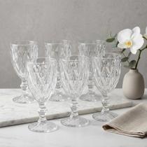 kit 6 Taças de Vidro Transparente Elegante Sofisticado Linda 330ml kit 6 Taças de Vidro Transparente Elegante Sofisticado Linda 330ml