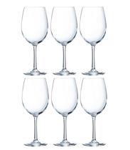 Kit 6 Taças de Vinho Cristal Arcoroc Chef Sommelier 580ml