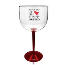 Kit 6 Taças Gin Com Base Vermelha Acrílico Profissões Kit 6 Taças Gin Com Base Vermelha Acrílico Profissões