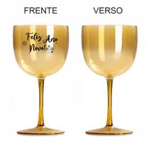 Kit 6 Taças Gin Vodka 580ml Acrílica ANO NOVO - Aloha Kit 6 Taças Gin Vodka 580ml Acrílica ANO NOVO - Aloha