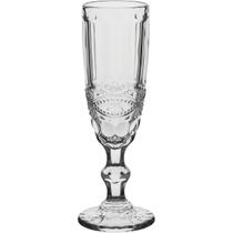 Kit 6 Taças Olimpia Champanhe Transparente Vidro 19x7x7cm 160ml Kit 6 Taças Olimpia Champanhe Transparente Vidro 19x7x7cm 160ml
